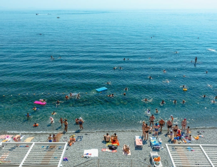 Оборудованный пляж - Санаторий «Утес» Алушта